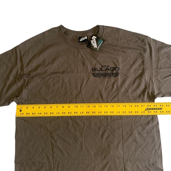 U.S.S Sulaco Conestoga Class Light Assust Carrier Men's Size XL Green T-Shirt - Picture 3 of 16